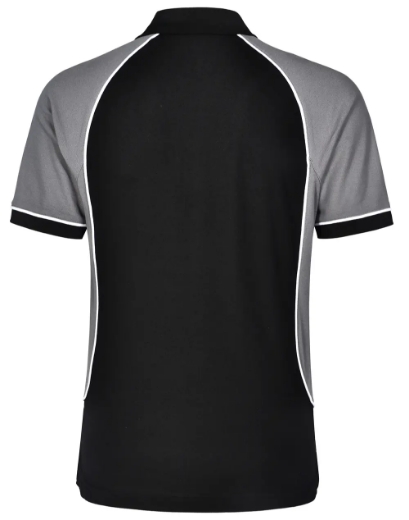 Picture of Winning Spirit, Mens TrueDry Tri-Colour S/S Pique Polo